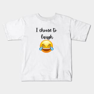 laugh design Kids T-Shirt